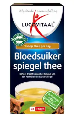 De Online Drogist Lucovitaal bloedsuikerspiegel thee 20st aanbieding