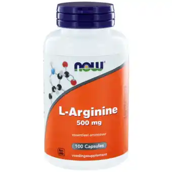 De Online Drogist Now l-arginine 500mg capsules 100st aanbieding