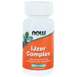 De Online Drogist Now ijzer complex tabletten 100st aanbieding