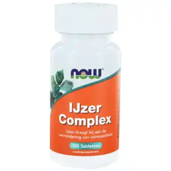 De Online Drogist Now ijzer complex tabletten 100st aanbieding