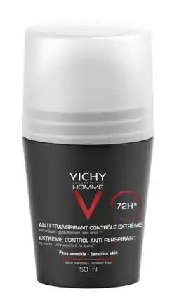 De Online Drogist Vichy homme deodorant roller 72 uur 50ml aanbieding