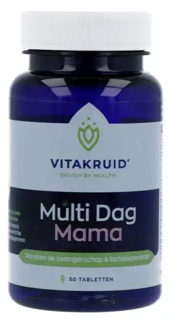 De Online Drogist Vitakruid multi dag mama tabletten 30tb aanbieding