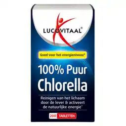 De Online Drogist Lucovitaal chlorella 100% puur tabletten 200tb aanbieding