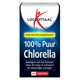 De Online Drogist Lucovitaal chlorella 100% puur tabletten 200tb aanbieding