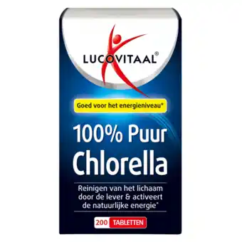 De Online Drogist Lucovitaal chlorella 100% puur tabletten 200tb aanbieding