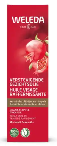 De Online Drogist Weleda granaatappel verstevigende gezichtsolie 30ml aanbieding