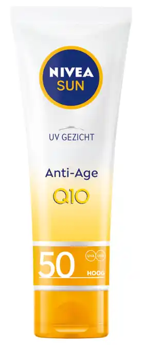 De Online Drogist Nivea sun anti-age gezichtszonnecrème spf50 50ml aanbieding