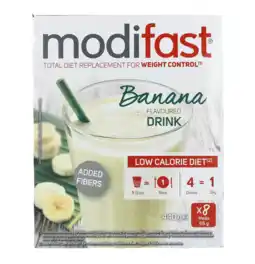 De Online Drogist Modifast intensive weight loss milkshake banana 440gr aanbieding