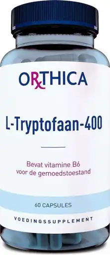 De Online Drogist Orthica l-tryptofaan-400 capsules 60cp aanbieding