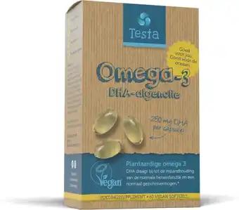 De Online Drogist Testa algenolie omega-3 dha capsules 60sg aanbieding