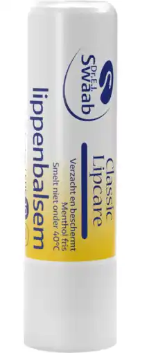 De Online Drogist Dr swaab lippenbalsem classic 4,8gr aanbieding