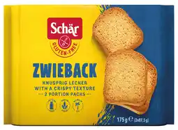 De Online Drogist Schar zwieback beschuit glutenvrij 175gr aanbieding