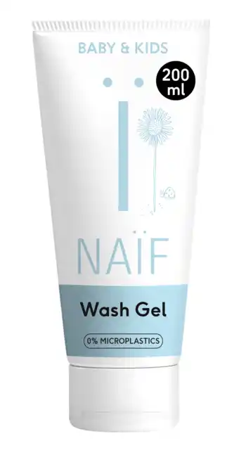 De Online Drogist Naif baby cleansing wash gel 200ml aanbieding