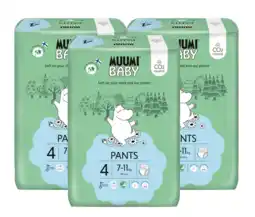 De Online Drogist Muumi baby ecologische luierbroekjes 4 maxi voordeelverpakking 3x40st aanbieding