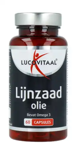 De Online Drogist Lucovitaal super lijnzaad olie capsules 60cp aanbieding