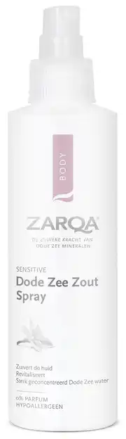 De Online Drogist Zarqa dode zee zout spray sensitive 200ml aanbieding
