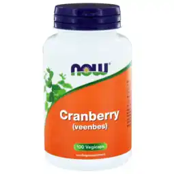 De Online Drogist Now cranberry capsules 100st aanbieding