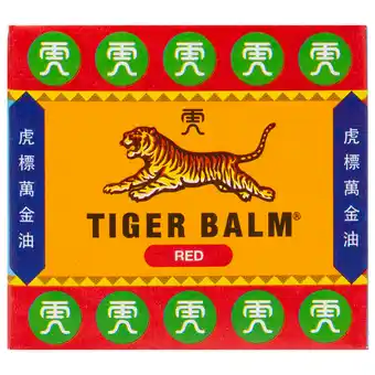 De Online Drogist Tiger balm tijgerbalsem rood (sterk) pot 19gr aanbieding