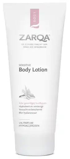 De Online Drogist Zarqa bodylotion sensitive 200ml aanbieding