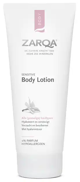 De Online Drogist Zarqa bodylotion sensitive 200ml aanbieding