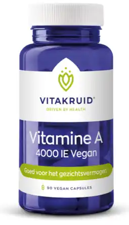 De Online Drogist Vitakruid vitamine a 4000ie vegan capsules 100vcp aanbieding