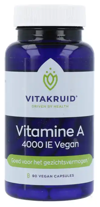 De Online Drogist Vitakruid vitamine a 4000ie vegan capsules 100vcp aanbieding