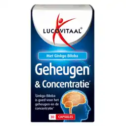 De Online Drogist Lucovitaal geheugen & cognitie capsules 30cp aanbieding