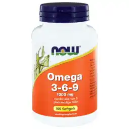 De Online Drogist Now omega 3-6-9 1000mg tabletten 100st aanbieding