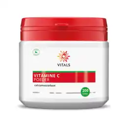 De Online Drogist Vitals vitamine c poeder calciumascorbaat 200gr aanbieding