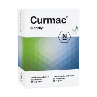 De Online Drogist Nutriphyt curmac tabletten 60tb aanbieding