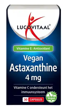 De Online Drogist Lucovitaal vegan astaxanthine 4mg capsules 30cp aanbieding