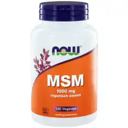 De Online Drogist Now msm 1000mg capsules 120st aanbieding