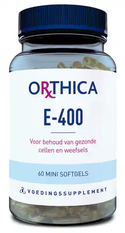 De Online Drogist Orthica e400 softgels 60sg aanbieding