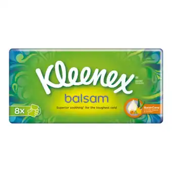 De Online Drogist Kleenex zakdoeken balsam 8st aanbieding