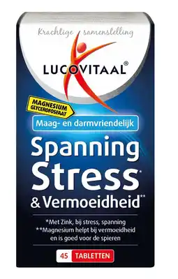 De Online Drogist Lucovitaal spanning stress & vermoeidheid tabletten 45tb aanbieding