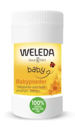 De Online Drogist Weleda baby babypoeder 20gr aanbieding