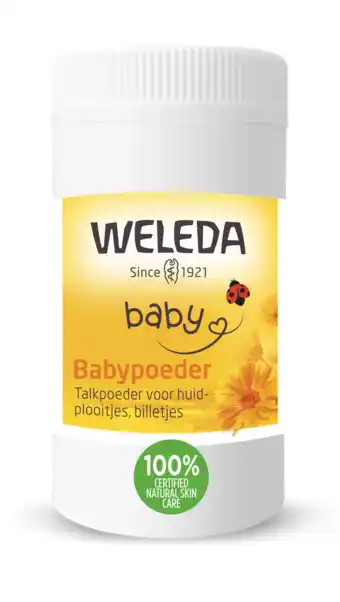 De Online Drogist Weleda baby babypoeder 20gr aanbieding