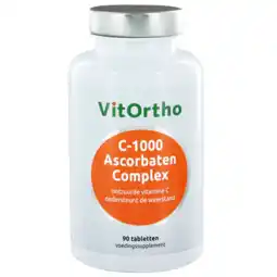 De Online Drogist Vitortho c-1000 ascorbaten complex tabletten 90tb aanbieding