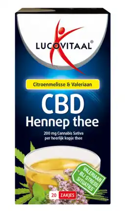 De Online Drogist Lucovitaal hennep cbd thee 20st aanbieding