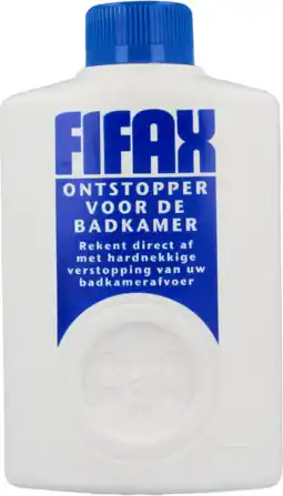 De Online Drogist Fifax korrelontstopper badkamer blauw 500gr aanbieding