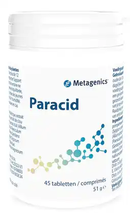 De Online Drogist Metagenics paracid tabletten 45tb aanbieding