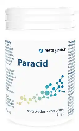 De Online Drogist Metagenics paracid tabletten 45tb aanbieding