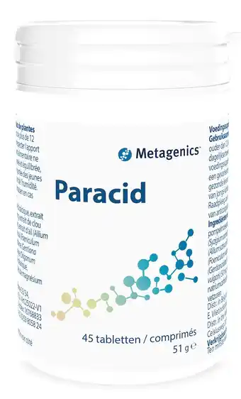 De Online Drogist Metagenics paracid tabletten 45tb aanbieding