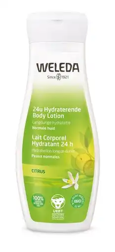 De Online Drogist Weleda citrus 24u hydraterende body lotion 200ml aanbieding