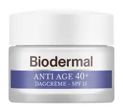 De Online Drogist Biodermal anti age 40+ dagcrème met hyaluronzuur en vitamine c  - met spf15 50ml aanbieding