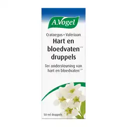 De Online Drogist A.vogel crataegus + valeriaan hart en bloedvaten druppels 50ml aanbieding