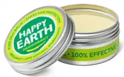 De Online Drogist Happy earth 100% natuurlijke deo balm bergamot 45gr aanbieding