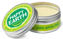 De Online Drogist Happy earth 100% natuurlijke deo balm bergamot 45gr aanbieding