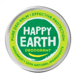 De Online Drogist Happy earth 100% natuurlijke deo balm bergamot 45gr aanbieding