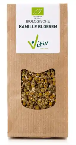 De Online Drogist Vitiv biologische kamille bloesem 50gr aanbieding
